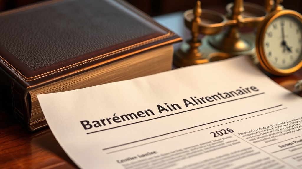 Barème pension alimentaire 2026 : un outil indispensable